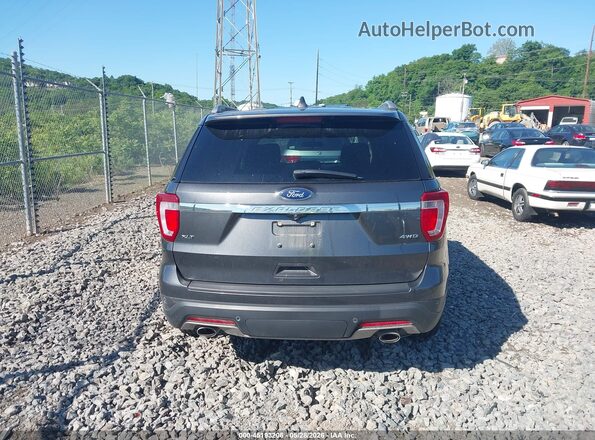 1FM5K8D88JGA02923 2018 FORD EXPLORER Gray 