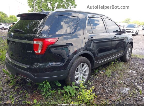 1FM5K8D88JGC29139 2018 FORD EXPLORER Black Задня права чверть
