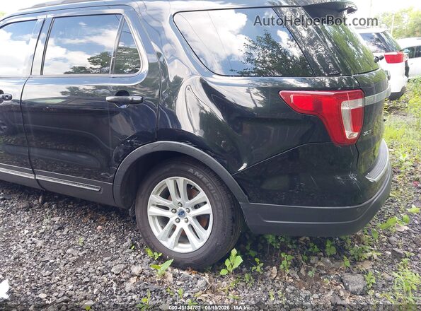 1FM5K8D88JGC29139 2018 FORD EXPLORER Black Вид спереду