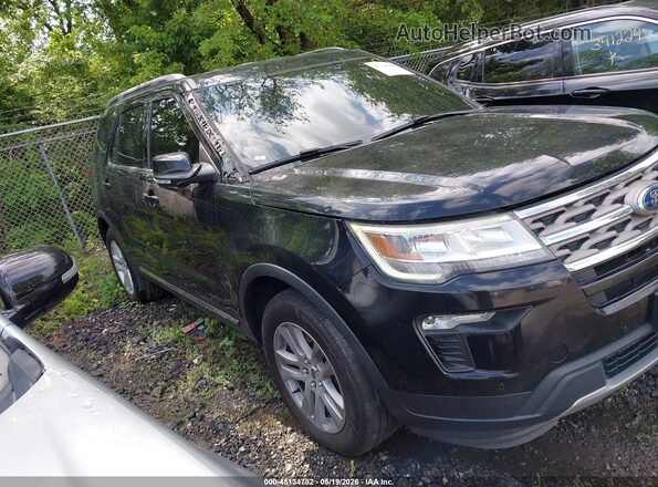1FM5K8D88JGC29139 2018 FORD EXPLORER Black Вид задньої частини салону