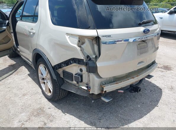 1FM5K8D89HGA52059 2017 FORD EXPLORER Beige წინა ხედი