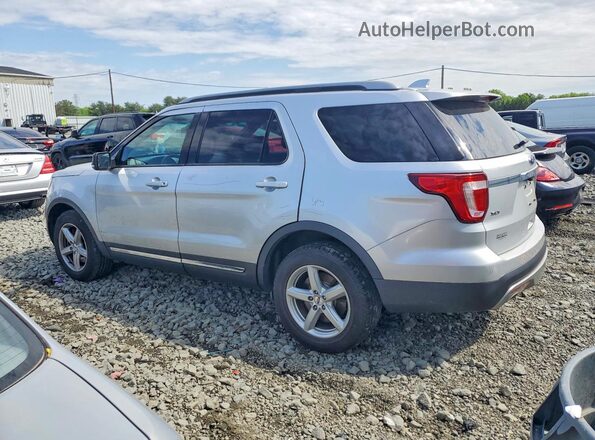 1FM5K8D89HGA96546 2017 FORD EXPLORER Серебряный Задняя левая четверть