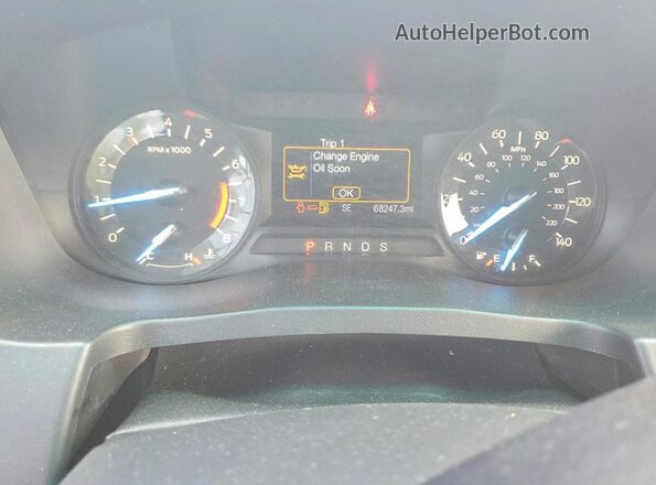 1FM5K8D89HGA96546 2017 FORD EXPLORER Серебряный Вид щитка приборов