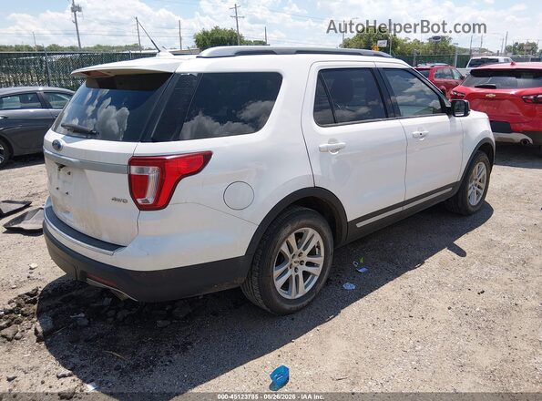 1FM5K8D89JGA16488 2018 FORD EXPLORER White Rear right