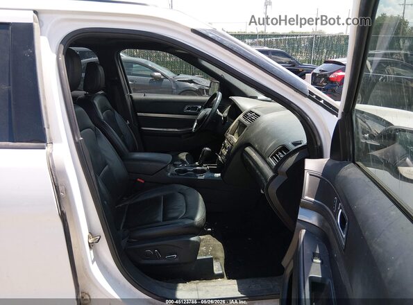 1FM5K8D89JGA16488 2018 FORD EXPLORER White Front interior view