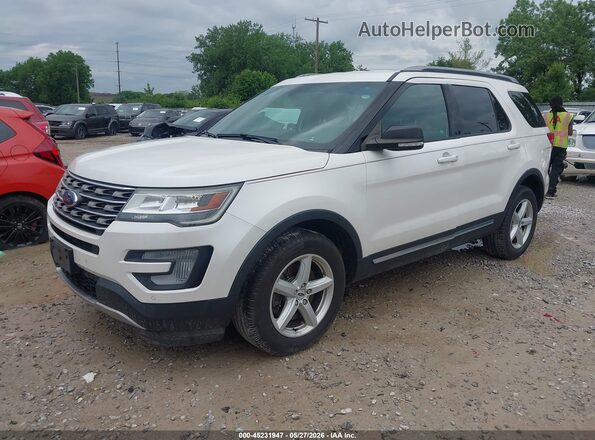 1FM5K8D8XGGC84474 2016 FORD EXPLORER Белый Передняя левая четверть