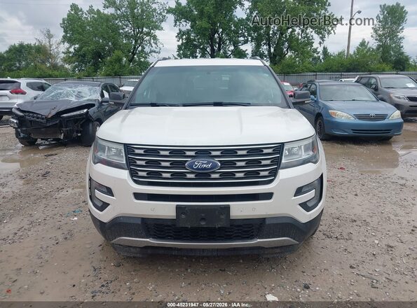 1FM5K8D8XGGC84474 2016 FORD EXPLORER Белый Вид щитка приборов