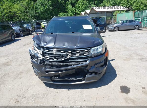 1FM5K8D8XHGD79831 2017 FORD EXPLORER Черный Вид спереди