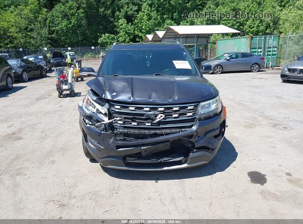1FM5K8D8XHGD79831 2017 FORD EXPLORER Черный Вид щитка приборов