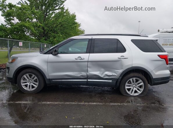 1FM5K8D8XJGA75405 2018 FORD EXPLORER Silver Vista interior de 360 grados