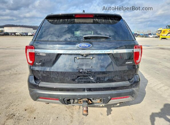 1FM5K8D8XKGA40669 2019 FORD EXPLORER Черный Вид сзади