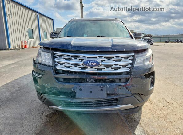1FM5K8D8XKGA40669 2019 FORD EXPLORER Черный Вид спереди