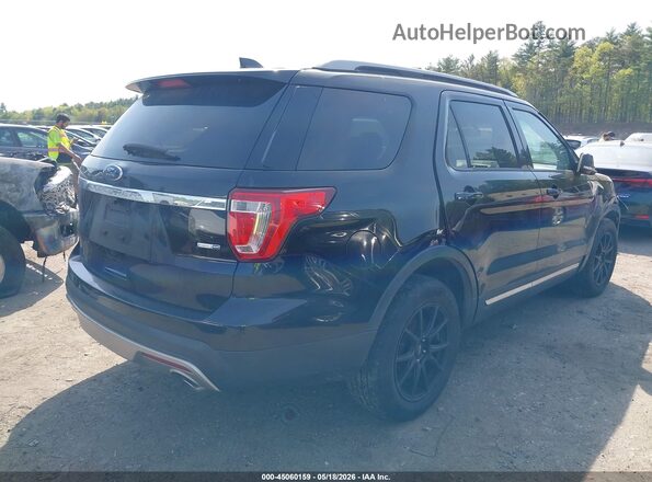 1FM5K8DH0GGC28317 2016 FORD EXPLORER Black Tył prawy