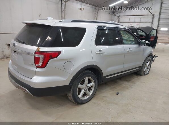 1FM5K8DH4GGC79786 2016 FORD EXPLORER Серебряный Задняя правая четверть