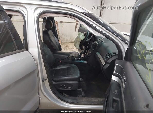 1FM5K8DH4GGC79786 2016 FORD EXPLORER Серебряный Вид салона спереди