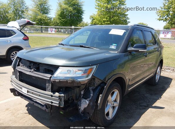 1FM5K8DH5GGC65119 2016 FORD FORD EXPLORER Green Передня ліва чверть