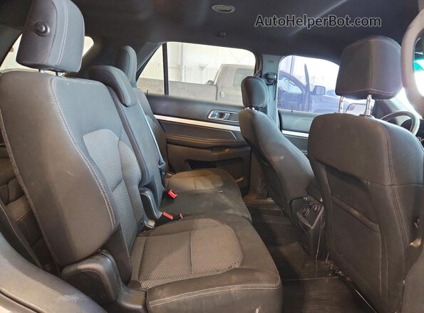 1FM5K8DH6HGA75587 2017 FORD EXPLORER Белый Вид задней части салона