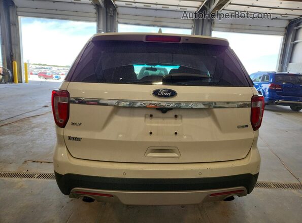 1FM5K8DH6HGA75587 2017 FORD EXPLORER Белый Вид сзади