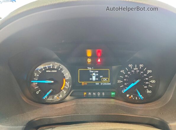 1FM5K8DH6HGA75587 2017 FORD EXPLORER Белый Вид щитка приборов