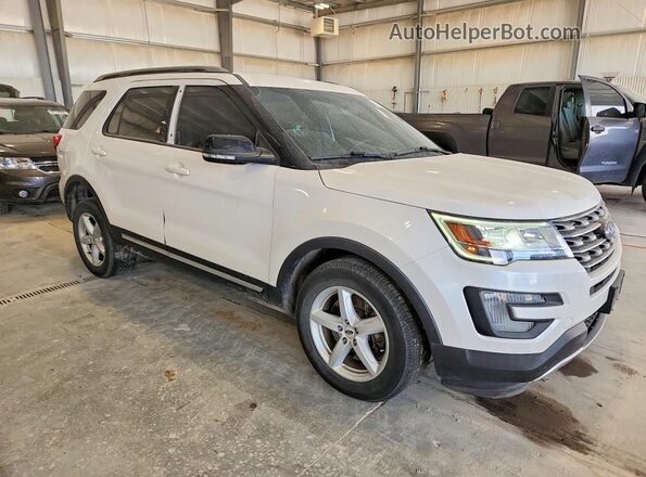 1FM5K8DH6HGA75587 2017 FORD EXPLORER Белый Передняя правая четверть