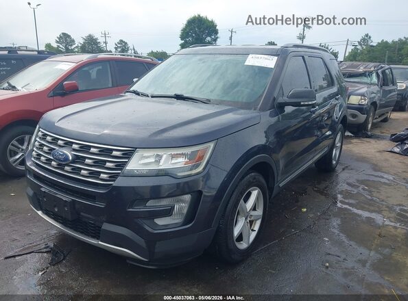 1FM5K8DH6HGA91420 2017 FORD FORD EXPLORER Dark Blue Przód lewy