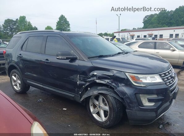 1FM5K8DH6HGA91420 2017 FORD FORD EXPLORER Dark Blue Widok wnętrza z tyłu