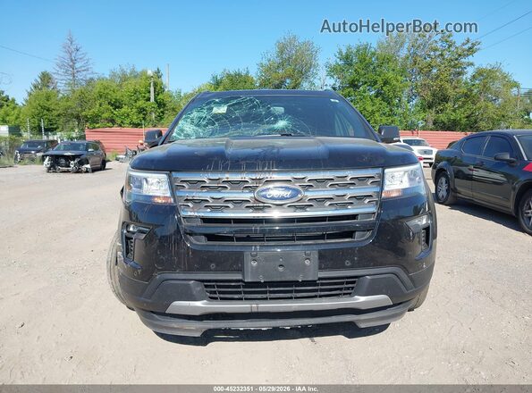 1FM5K8DH6KGA45920 2019 FORD EXPLORER Black Widok wnętrza z tyłu