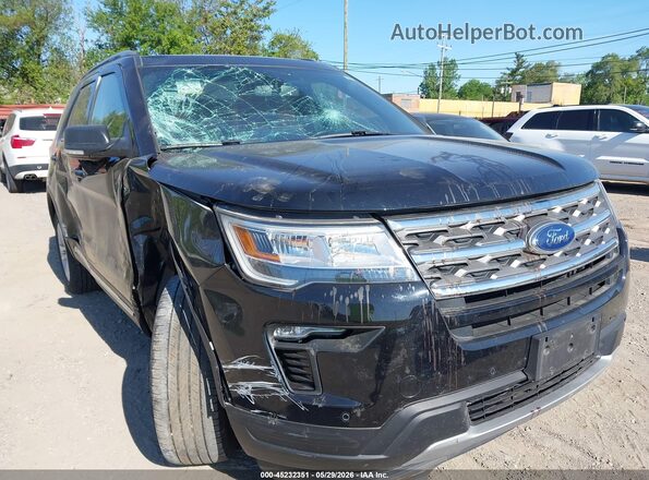 1FM5K8DH6KGA45920 2019 FORD EXPLORER Black Widok z przodu