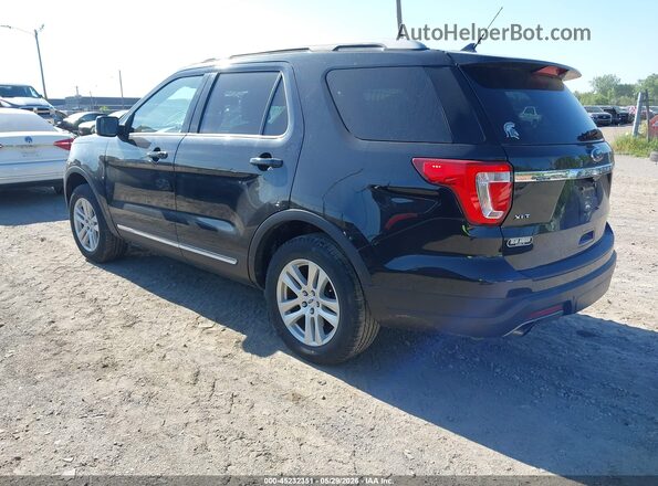 1FM5K8DH6KGA45920 2019 FORD EXPLORER Black Tył lewy