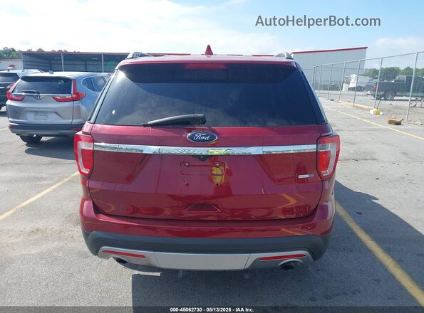 1FM5K8DH7GGC57040 2016 FORD EXPLORER Red 