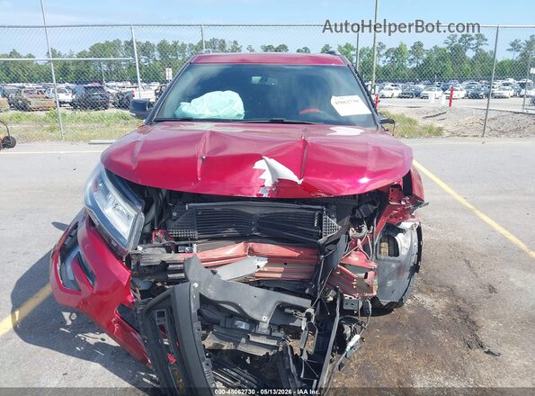 1FM5K8DH7GGC57040 2016 FORD EXPLORER Red Widok zestawu wskaźników