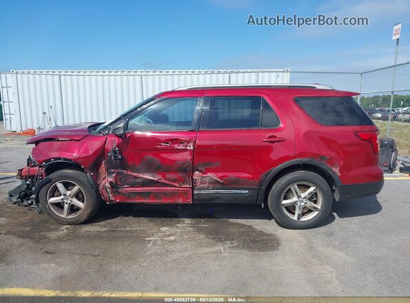 1FM5K8DH7GGC57040 2016 FORD EXPLORER Red Widok wnętrza 360 stopni