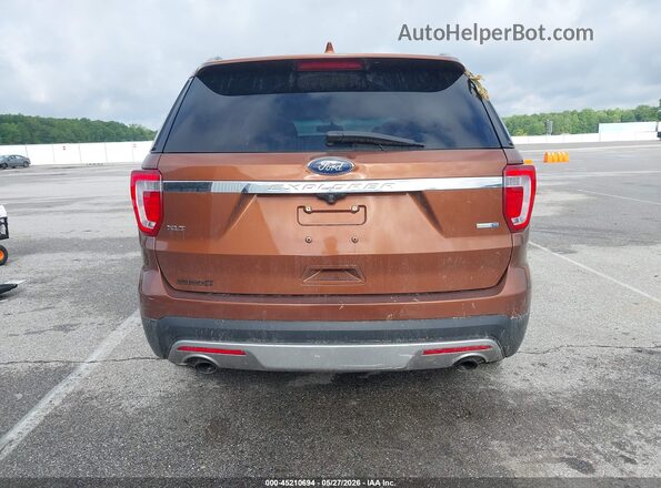 1FM5K8DH8HGA30635 2017 FORD EXPLORER Orange 