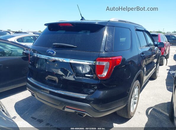 1FM5K8DH9JGC22801 2018 FORD EXPLORER Black Rear right
