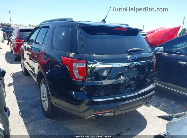 1FM5K8DH9JGC22801 2018 FORD EXPLORER Black Rear left