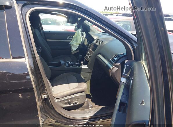 1FM5K8DH9JGC22801 2018 FORD EXPLORER Black Front interior view