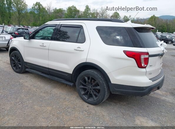 1FM5K8DH9JGC46984 2018 FORD FORD EXPLORER White Trasero izquierdo