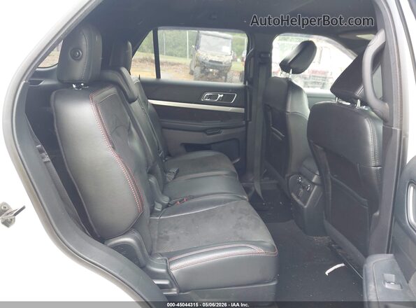 1FM5K8DH9JGC46984 2018 FORD FORD EXPLORER White Vista de la etiqueta del VIN