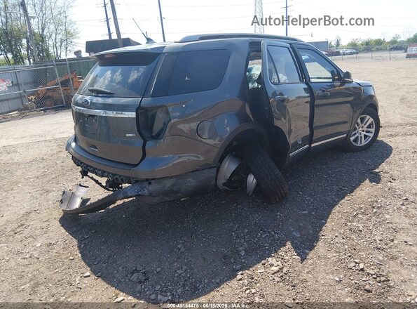 1FM5K8DH9KGA69712 2019 FORD EXPLORER Gray Trasero derecho