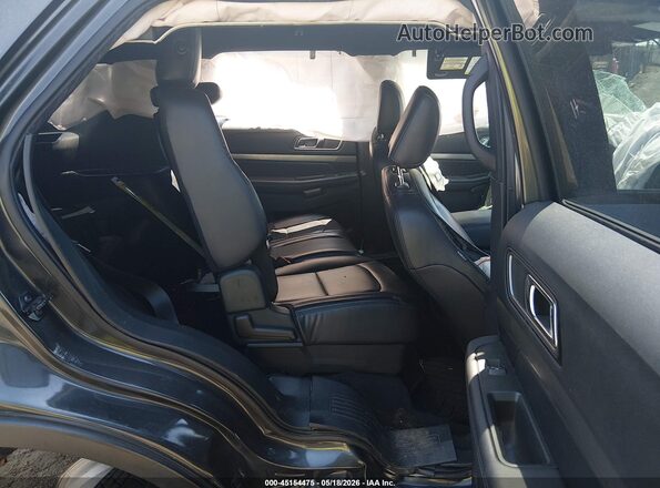 1FM5K8DH9KGA69712 2019 FORD EXPLORER Gray Vista de la etiqueta del VIN