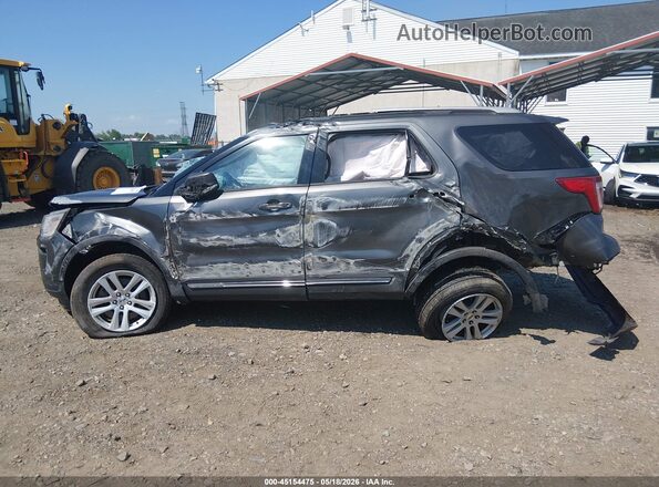 1FM5K8DH9KGA69712 2019 FORD EXPLORER Gray Vista interior de 360 grados