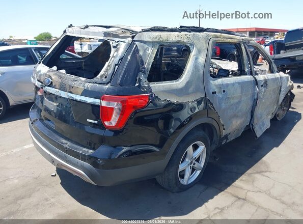 1FM5K8DHXGGC58585 2016 FORD FORD EXPLORER Black Rear right
