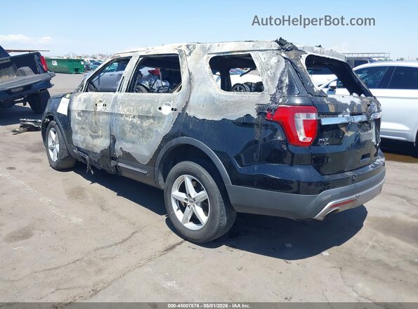 1FM5K8DHXGGC58585 2016 FORD FORD EXPLORER Black Rear left