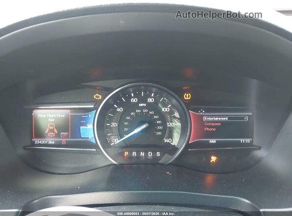 1FM5K8F80GGA29622 2016 FORD FORD EXPLORER Silver უკანა სავარძლების ხედი