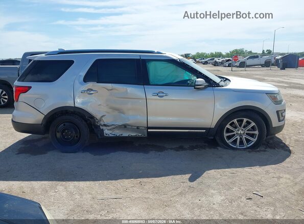 1FM5K8F80GGA29622 2016 FORD FORD EXPLORER Silver უკანა სალონის ხედი
