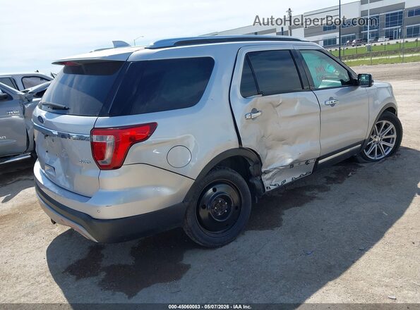 1FM5K8F80GGA29622 2016 FORD FORD EXPLORER Silver უკანა მარჯვენა