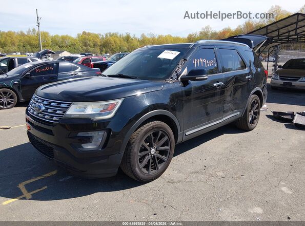 1FM5K8F81GGD15463 2016 FORD FORD EXPLORER Black Передня ліва чверть