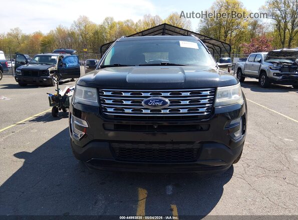 1FM5K8F81GGD15463 2016 FORD FORD EXPLORER Black Вид щитка приладів