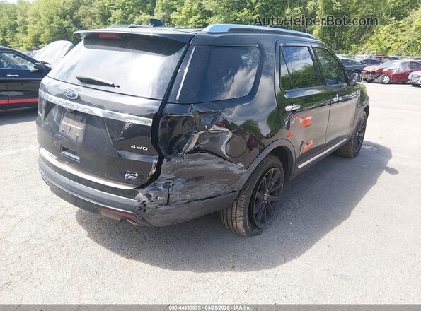 1FM5K8F81GGD15463 2016 FORD FORD EXPLORER Black Задня права чверть