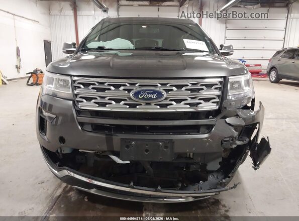 1FM5K8F82JGA82703 2018 FORD FORD EXPLORER Gray Вид спереду